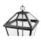 Z-Lite Talbot 3 Light Outdoor Chain Mount Ceiling Fixture, Black & Clear Beveled 579CHXL-BK - alternate 6